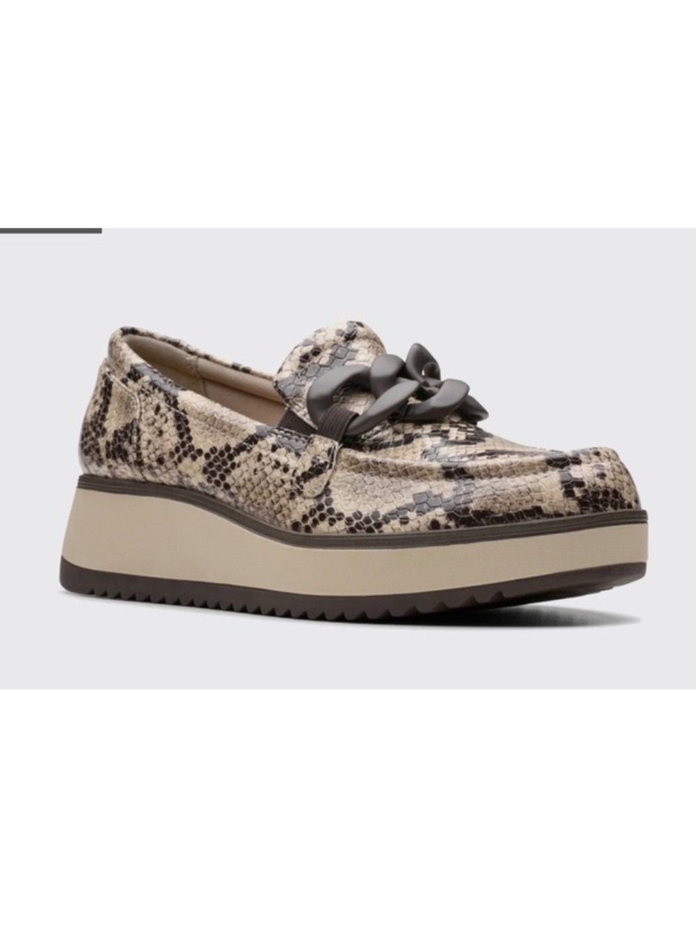 Clark’s Zylah May Textile Snake Print Women’s Size 9.5